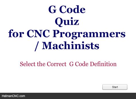 cnc test|CNC G/M Code Quiz .